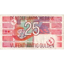 [#336379] Netherlands, 25 Gulden, 1989-04-05, EF
