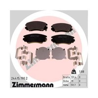 Zimmermann Bremsbelagsatz FüR Opel Insignia A G09 Chevrolet Malibu V300 Vorne