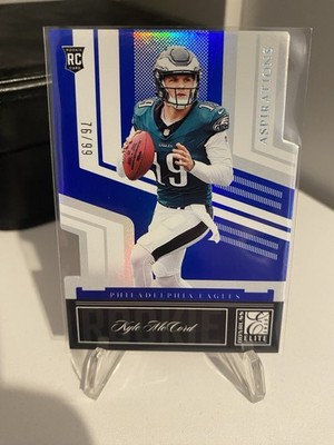 2025 Panini Donruss Elite - Kyle McCord - Eagles Rookie Die-Cut Aspirations /99