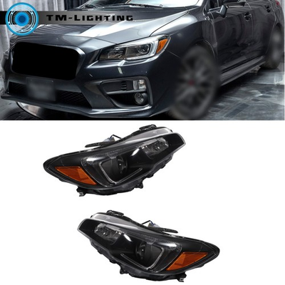 #ad LeftRight Halogen For 2015 2021 Subaru WRX WRX STI Headlights Projector Black $200.00