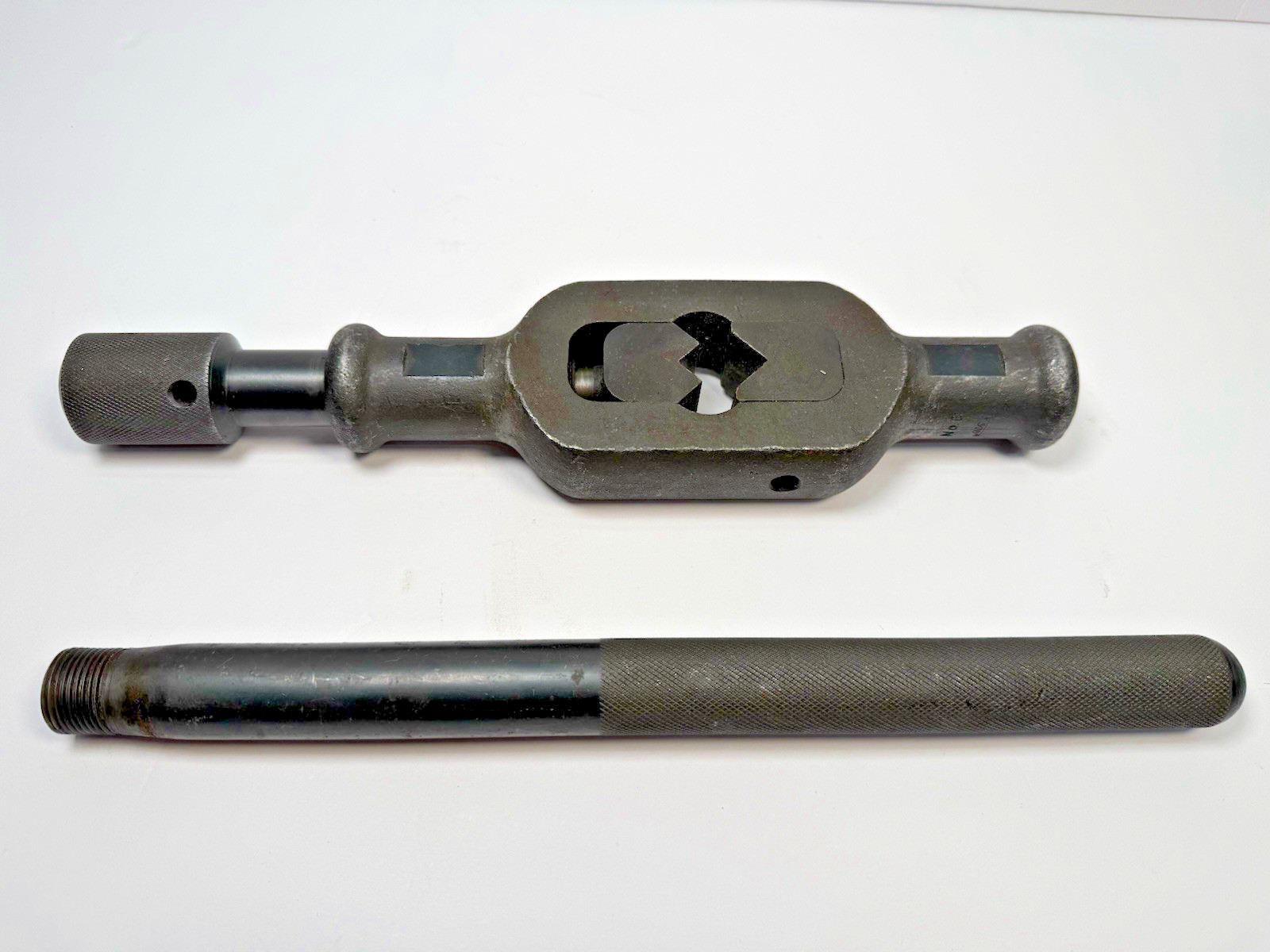 Greenfield Mass. U.S. No. 8 Tap Wrench Handle & Tapping Machinist Tool G.T&D