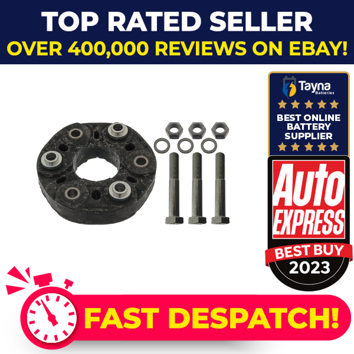 Propshaft Joint fits CHRYSLER 300C 3.0D Rear 05 to 12 EXL UJ Coupling Universal