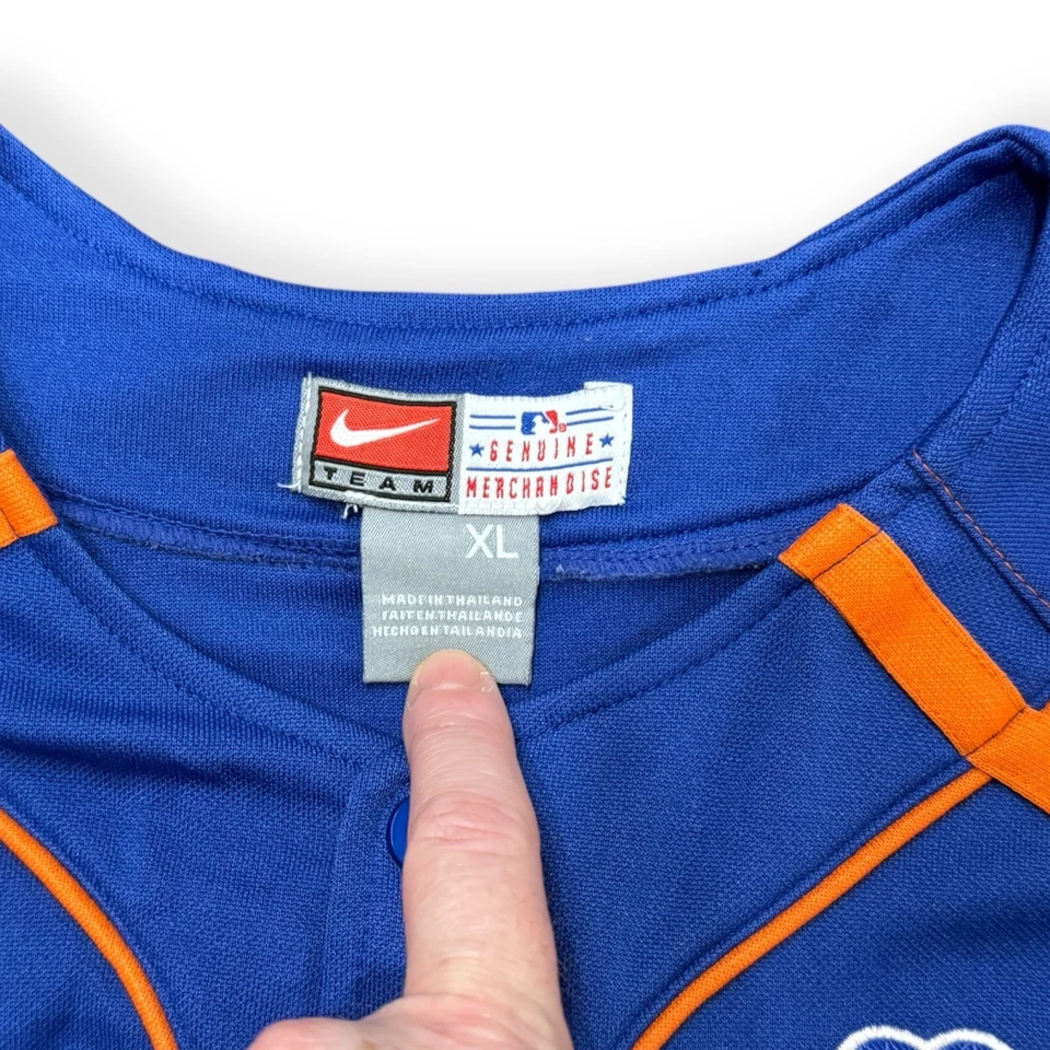 Camiseta deportiva vintage Nike New York Mets Reyes juvenil XLarge Foto 4 de 4