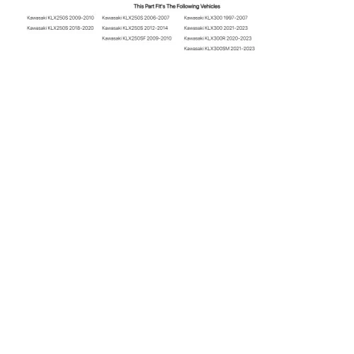 Tusk Competition Clutch Kit For KAWASAKI KLX300R 2020-2022 — 第 3/3 张图片