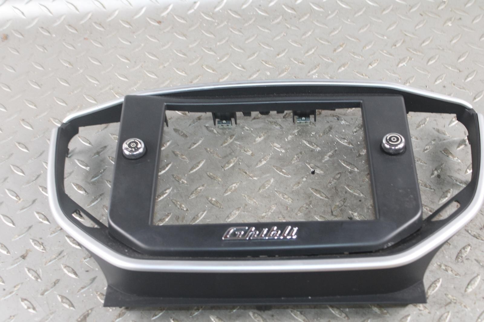 Maserati Ghibli 2014-2017 Dash trim bezel Silver