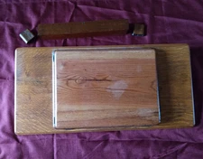 Vintage Singer Treadle Sewing Machine Wood Tabletop With Front Drawer