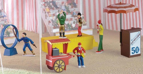 K-Line 6-21325 CIrcus figuras Ringmaster & Friends Marx Big Top juego repro O | Zustand: New