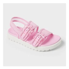 Toddler Riley Mesh Footbed Sandals Pink - Cat  Jack - CHOOSE SIZE