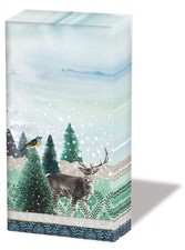 Weihnachten - Taschent&uuml;cher  21,5 x 22 cm &ndash; 4-lagig &ndash; 10 St&uuml;ck pro Packung &ndash; Dee