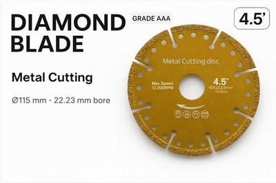 Diamond cut off disc