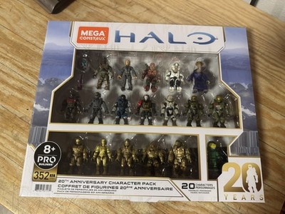 Mega Construx Pro Builders Halo 20th Anniversary Character Pack 20 Characters