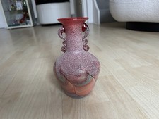 Italian Venetian Murano ? Glass Vase - Unusual In Style Of A Roman Vase