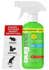 BugMD Peppermint Oil Spray for Rodents - 16oz 16 Fl Oz Pack of 1 , White