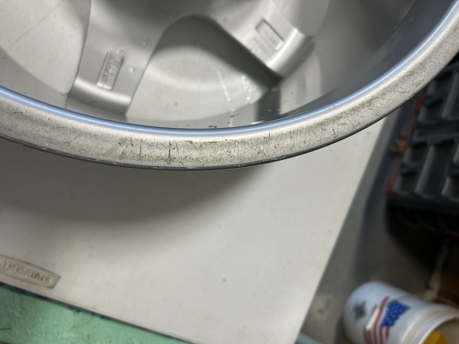 Speedline Magnesium Wheel Rim 18 Inch x 8.5  5X 114.3 16mm Offset Silver Ferrari