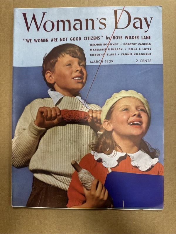 Woman's Day Magazine March 1939 Vintage