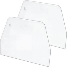 2 PCS Large Plastic Dough Scraper for Baking, Trapezoidal Bench Cutter and