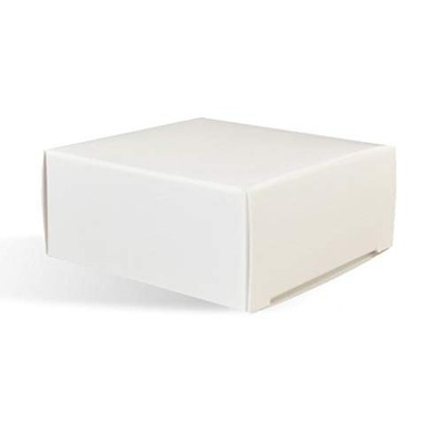 Charm Your Prince 250 Pack White Square No Window Soap Box Homemade Supplies