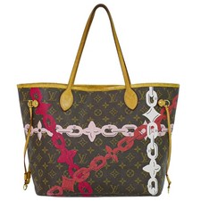 Borsa a tracolla Louis Vuitton Neverfull MM M41991 Monogram Bay marrone rosa