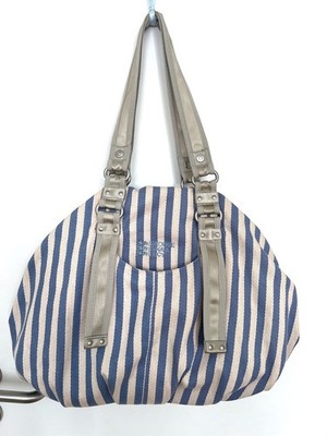 George Gina & Lucy  Love in the Outfield''   Iconic XXL Shopper - Blau gestreift 