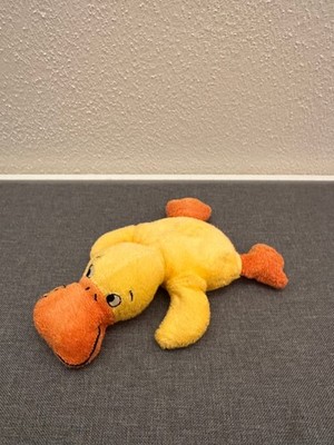 TCM Tchibo Ente Badetier Frottee gelb orange Kuscheltier Stofftier 23cm