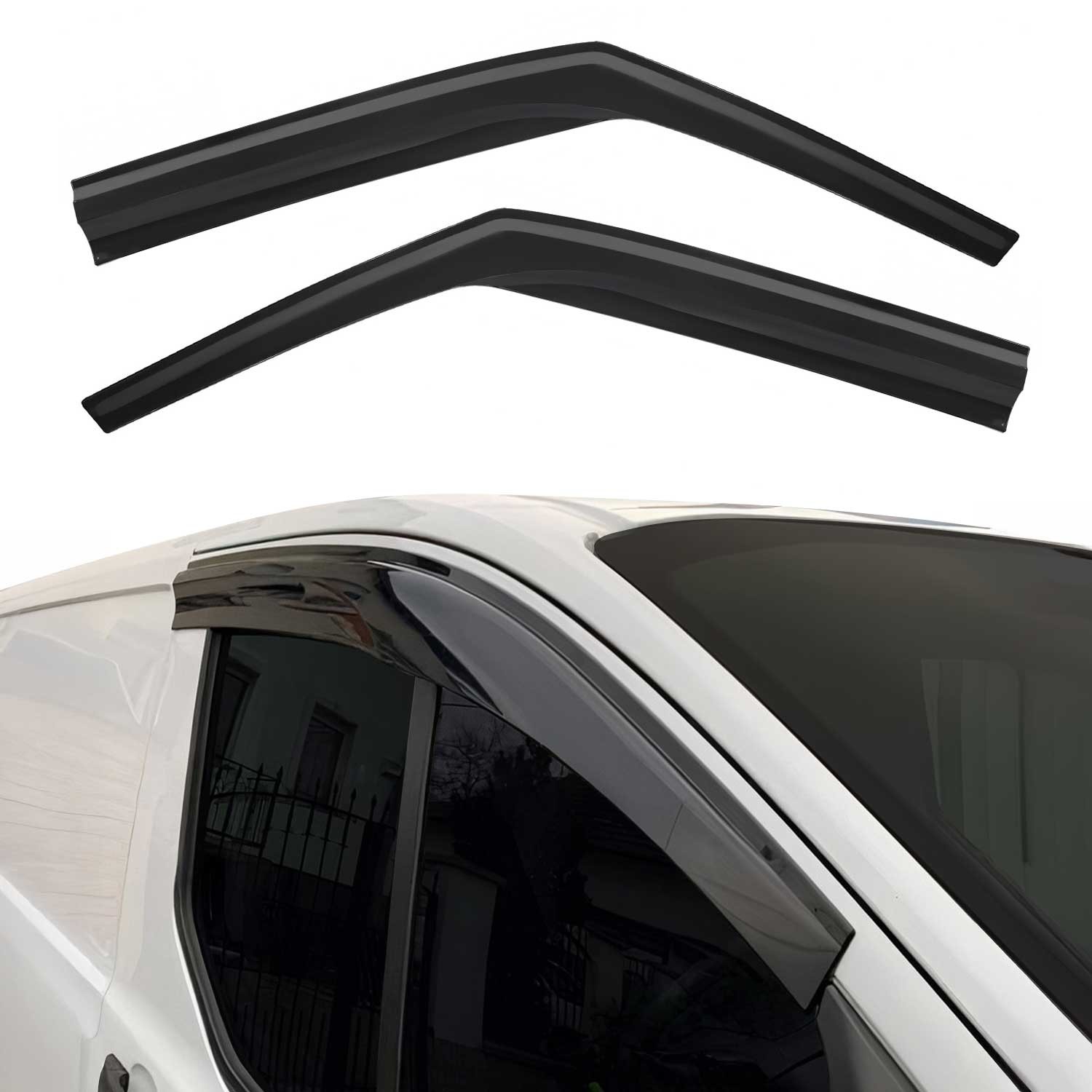 Déflecteurs anti-buée et pluie en ABS pour Mercedes Sprinter W903 1995-2000