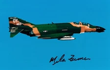 Vietnam “The Gunfighters” 3 Mig-Kill Pilots Col Zimer WSO SIGNED PHOTO AUTOGRAPH