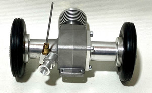 Redfin Retro Racing Twin Shaft .15 Diesel Powered Mite Tether Car Engine