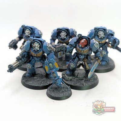 Warhammer 40k Ultramarines Terminator Squad Space Marines bemalt Battle Ready