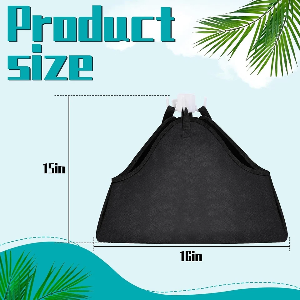 1 juego de pesas para base de sombra de playa, tela Oxford 600D, rellenables Foto 4 de 4