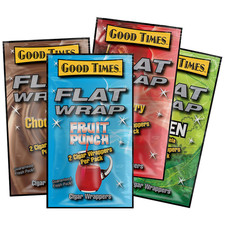 Good Times Wrap 25 of 2 Pack/Per Box/ 16 Flavors and 5 Packs Mix Flavor Package