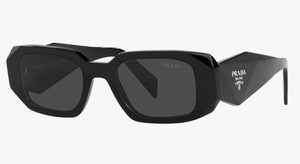 Prada Symbole PR 17WS 1AB5S0 Sunglasses - Black Frame Grey Lenses