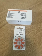 Rayovac Long Lasting Xcell Hearing Aid Batteries Elite13-8 80 Batteries