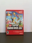 Nintendo New Super Mario Bros. Wii Multiplayer Game Manual Platformer NTSC