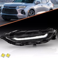 BRYGHT For 2019-2022 Chevy Blazer Upper Headlight Headlamp w/LED DRL Left Side
