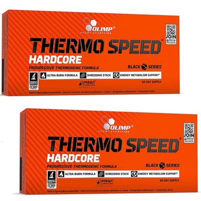 THERMO SPEED HARDCORE - 90-240 Caps - Blisters - Ultra Burn Formula , Metabolism