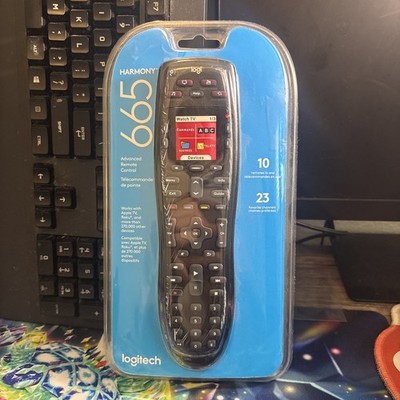 BRAND NEW Logitech Harmony 665 Black Universal Remote Control