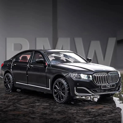 1:24 BMW 760LI Alloy Diecast Metal Car Model Sound/Light Collectable Toy Gift