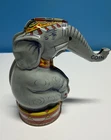 VINTAGE CHEIN ELEPHANT MECHANICAL TIN BANK MISSING PULL