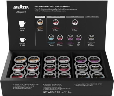Lavazza Expert Variety Pack, Compatible w/ Lavazza Classy Machines [36 Capsules]