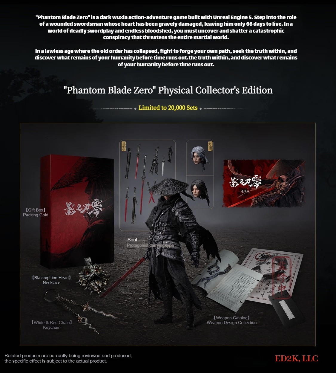 NEW INART 1/12 Phantom Blade Zero Physical Collector's Edition Action Figure - second product detail image