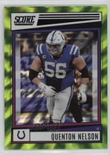2022 Score Electric 25/99 Quenton Nelson #10 0c2