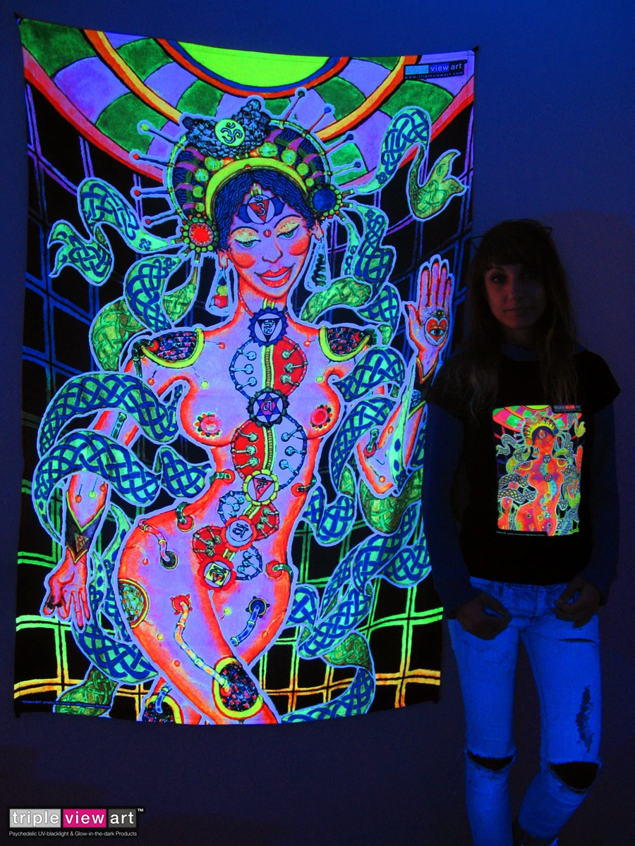 Black light canvas wall art deals