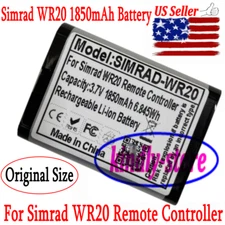 USPS 1850mAh Replacement Battery for Simrad WR20 Remote Controller Repair Parts