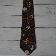 Vintage Looney Tunes Mania Neck Tie - BUGS, TAZ, YOSEMITE SAM 1993