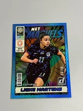 Lieke Martens 2023 Donruss Womens World Cup /99 Blue Net Marvels #16 Netherlands