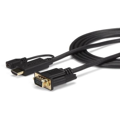 StarTech.com HDMI to VGA Cable - 6 ft - 2m - 1080p - 1920 x 1200 - Active HDMI C