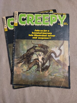 CREEPY MAGAZINE #16 Warren Horror FRAZETTA cover, NEAL ADAMS  