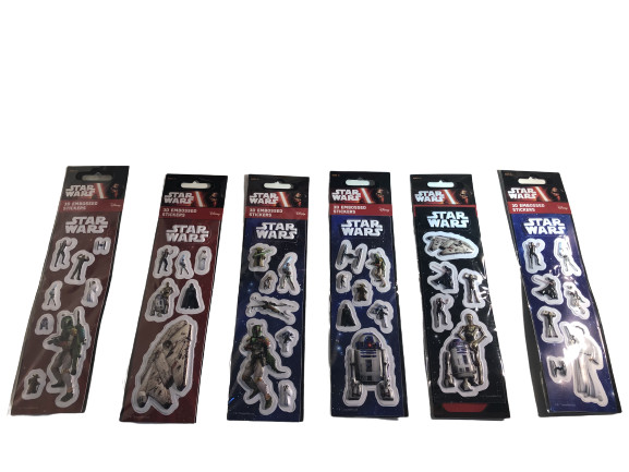 Thumbnail - Star Wars Sticker Heftsticker 3d Aufkleber Verschiedene Galaktische