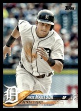 2018 Topps  Mikie Mahtook #408 Detroit Tigers Baseball Card