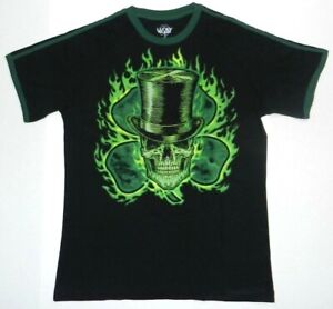 Irish Clover Skull St Patrick/'s Day Sweatshirt